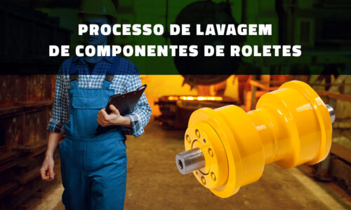 Processo de lavagem de roletes